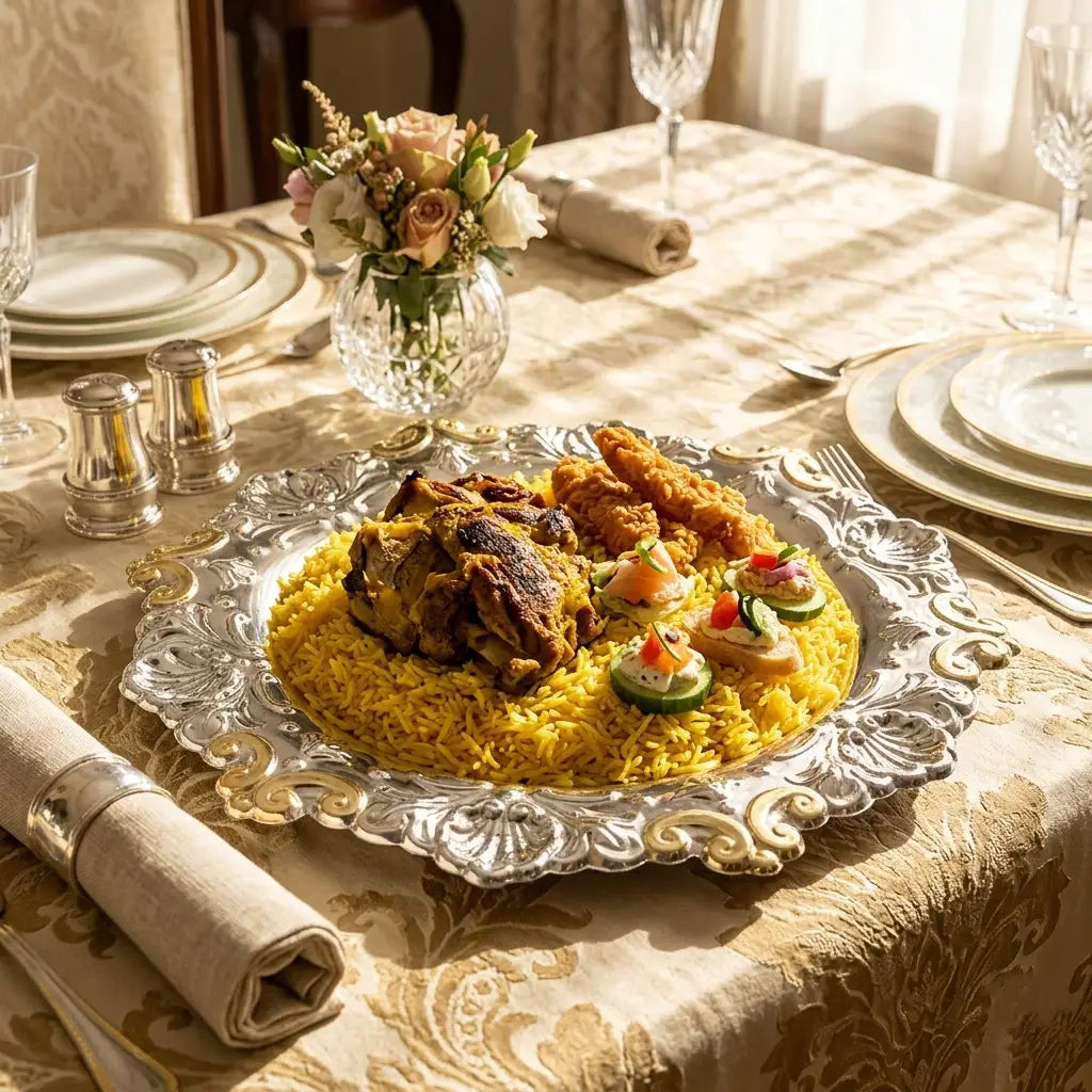 سرفيس مدور مشغول من الاطراف و مدهب